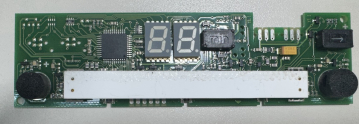 EH95S501/08  980.107-03 EGO 75.13065.351 V1.08 – Anzeige- / Steuerplatine für Induktionskochfeld (Bosch / Siemens / Neff / Gaggenau)