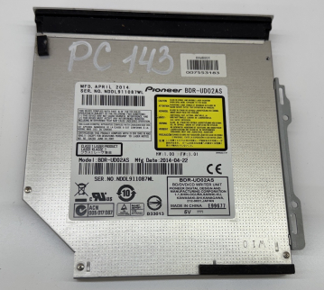 Pioneer BDR-UD02AS Blu-ray und DVD-Brenner und -Player für das Asus Laptop