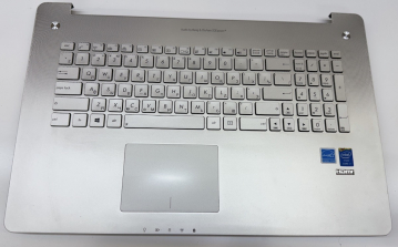 N750J N750JK N750JV N750JX N750LF Topcase Tastatur 13NB0201AM0311 für Asus silber Englisch Russisch
