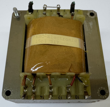 ASC Electronic Netztransformator 1501 317 Transformator Trafo für Tonbandgerät ASC AS 5004 5002 AS 5000T