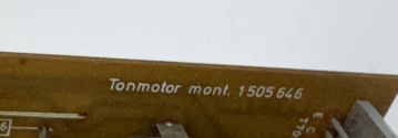 Schwungmasse mit Träger für ASC AS 5002 Tonbandgerät