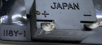 Analoges VU-Meter / Pegelanzeige 118Y-1 – Made in Japan