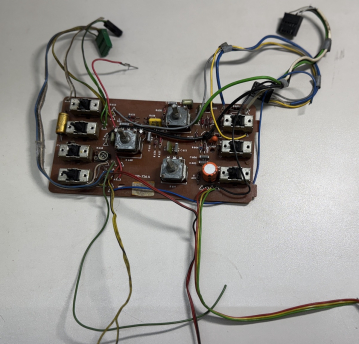 Control board with potentiometers and push buttons – 19310-736 A