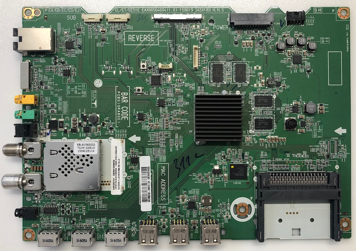 Vareza - Mainboard EAX66564604(1.0) EBT64074005 EBR81568605