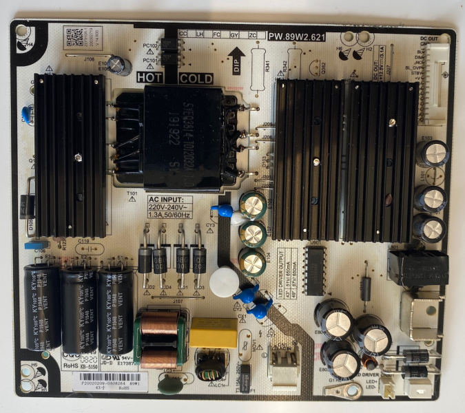 PW.89W2.621 ZEF910R-1 Netzteil für 49GUB7022 43VLX7010 43VLX7020 49VLX70LDL