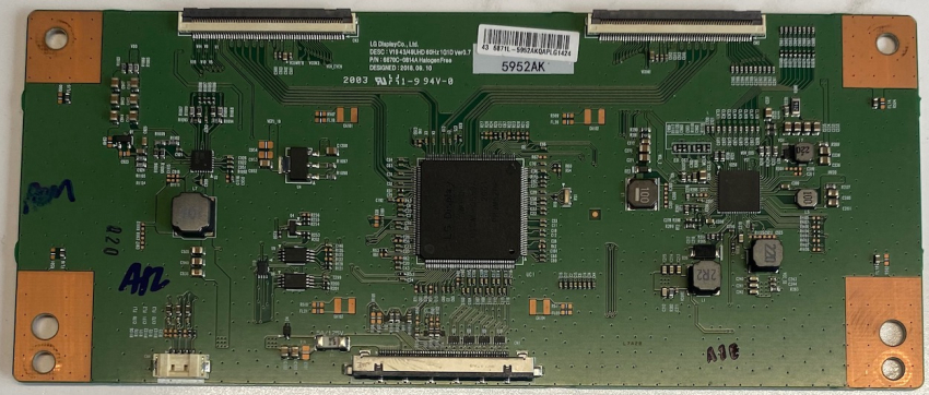 V19 43/49UHD 60HZ1G1D 6870C-0814A 6871L-5952AK T-Con für KD-43XH8096 KD-43X7055 KD-43X7056