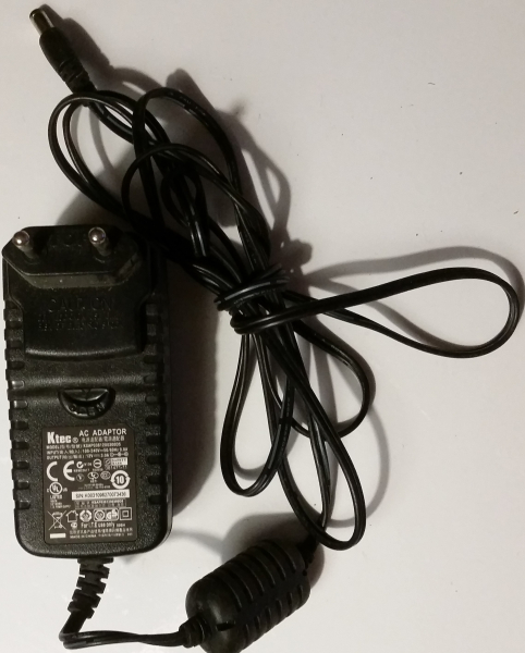 AC ADAPTOR MODEL:KSAP0361200300D5 INPUT:100-240V 50/60Hz 0.8A OUTPUT:12V 3.0A