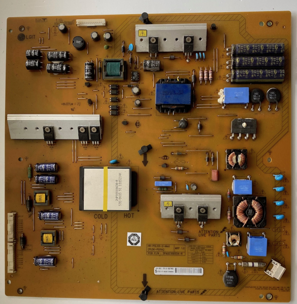 55PFL6606 HR-PSL55-2-Med PLDK-P011A 272217190321 power board