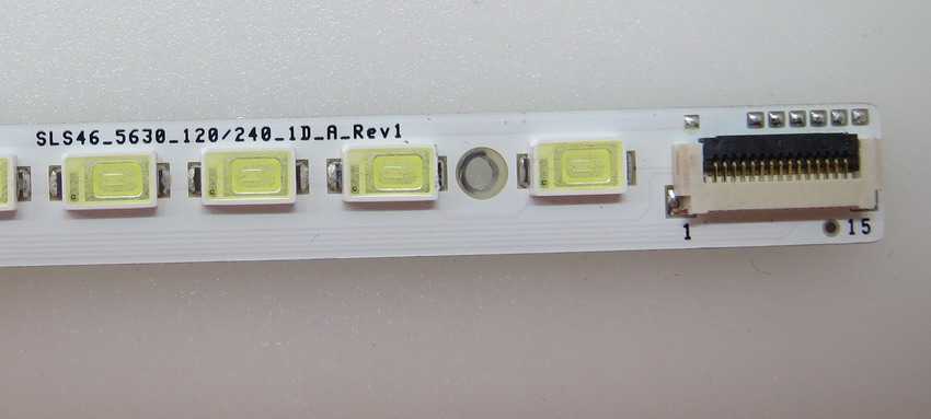 KDL-46NX715 LED Backlight SLS46_5630_120/240_1D_A_Rev1