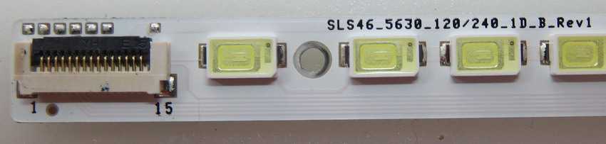 KDL-46NX715 LED Backlight SLS46_5630_120/240_1D_B_Rev1