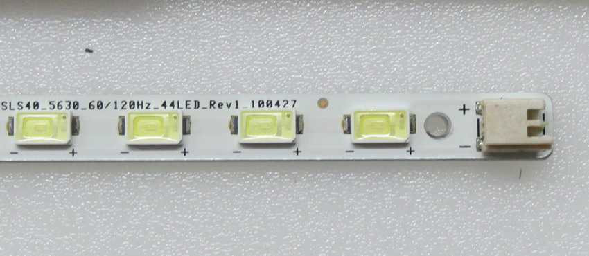 SLS40_5630_60/120Hz_44LED_Rev1_100427 LTU400HF01 LED Backlight für KDL-40EX717