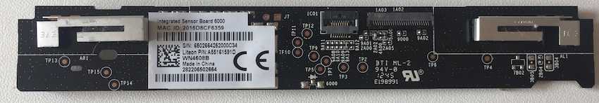 Wi-Fi Board WN4607B (3D) V01 323C1631219D 282206502664 E198991 integrated Sensor Board 6000