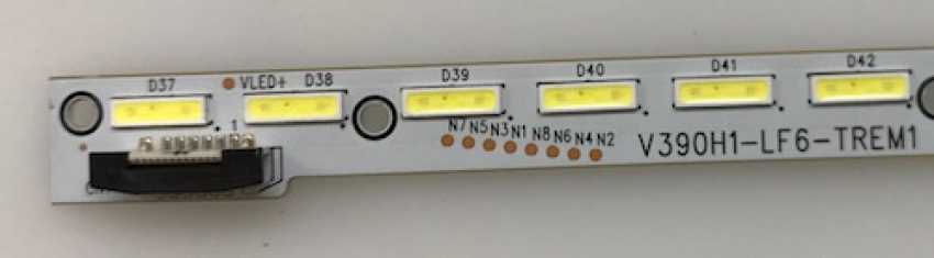 TX-39ASW654 TX-39AST656 TX-39ASX659 TX-39ASW754 LED Backlight V390H1-LF6-TREM1 V390HK1-LF6