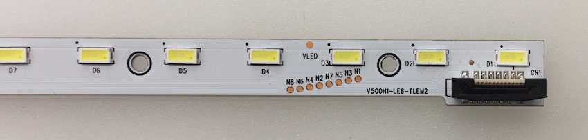 TH-50LFE6E LED Backlight V500H1-LE6-TLEM2