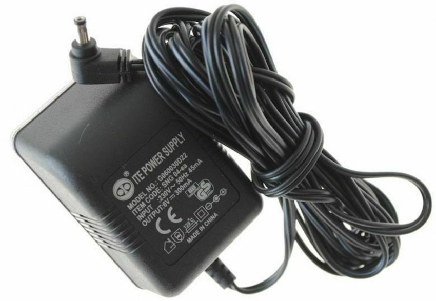 G060030D22 OUTPUT:6V 300mA Original AC Adapter