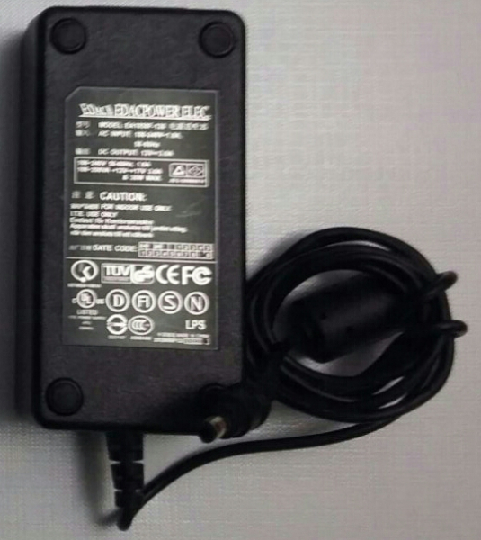 EDACPOWER ELEC. MODEL:EA1050F-120 AC INPUT:100-240V 1.8A 50-60Hz DC OUTPUT:12V   3.0A  36W  MAX.