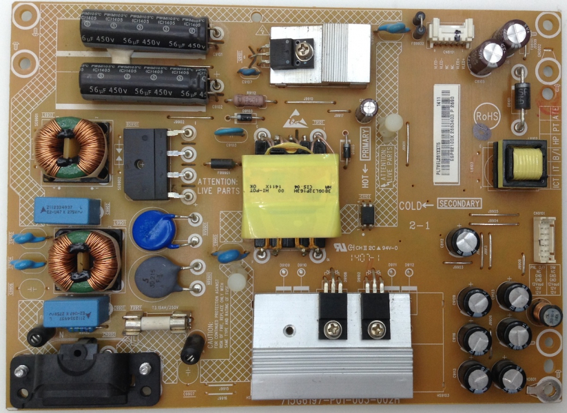32PHK309 715G6197-P01-003-002H PLTVEL261XXT5 Netzteil
