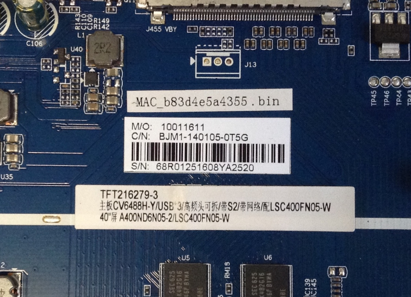 Mainboard CV6488H-Y BJM1-140105-0T5G 10011611  A400ND6N05 LSC400FN05 für z.B DVX4 / DVB-PMU1400165