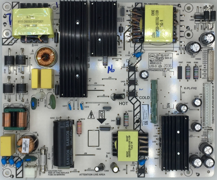MOVIE SMART49 SMART55 LDS-S071 4701-2PLFH2-A5133D01 ZD-95(G)F K-PL-FH2 Netzteil