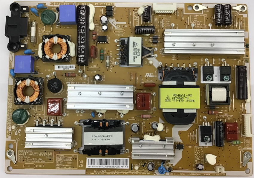 UE32D6300SS UE46D6300SSXZG PD46A1D_BSM BN44-00458A PSLF151A03D REV:1.1 Netzteil