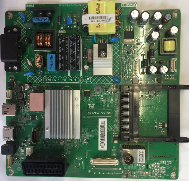 32PFL3138H 715G6079-C01-000-004X 705TQDPL237 Mainboard