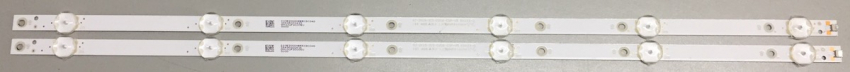 SET2 2x  GJ-2K18-315-D206-CSP-V5 01U33-d LED Backlight TPT315B6 32PFS5823/12 32PUS5823