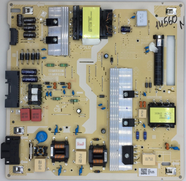 GQ50Q60BAU GQ50Q60CAU L55E7_BDY BN44-​01100G REV1.1 VN07 power board