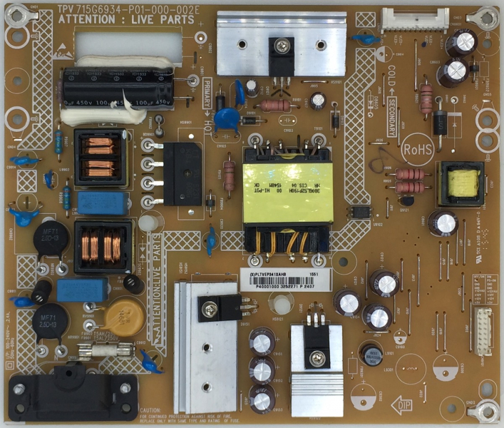 40PFK4100 715G6934-P01-000-002E PLTVEP341XAH8 Netzteil