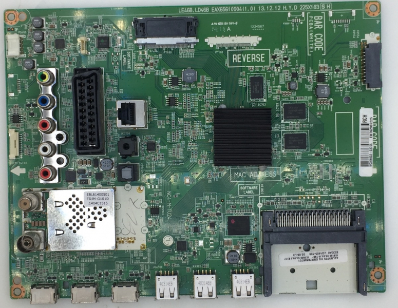 42LB570V EAX65610904(1.0) EBT62987225 Mainboard
