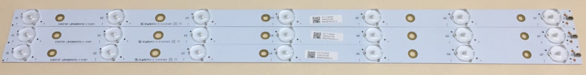 SET3 3x LED EVERTOP LBM280P0701-i-4(HF) LED Backlight für 28HFL3009