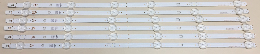 SET6 2x 30092639 SVV490A69_B_Rev02_170428 4x 30092638 SVV490A69_A_Rev02_170428 LED Backlight z.Bfür 49V5863DA