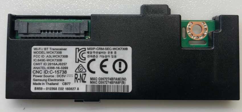 WLAN Modul WCK730B BN59-01239A