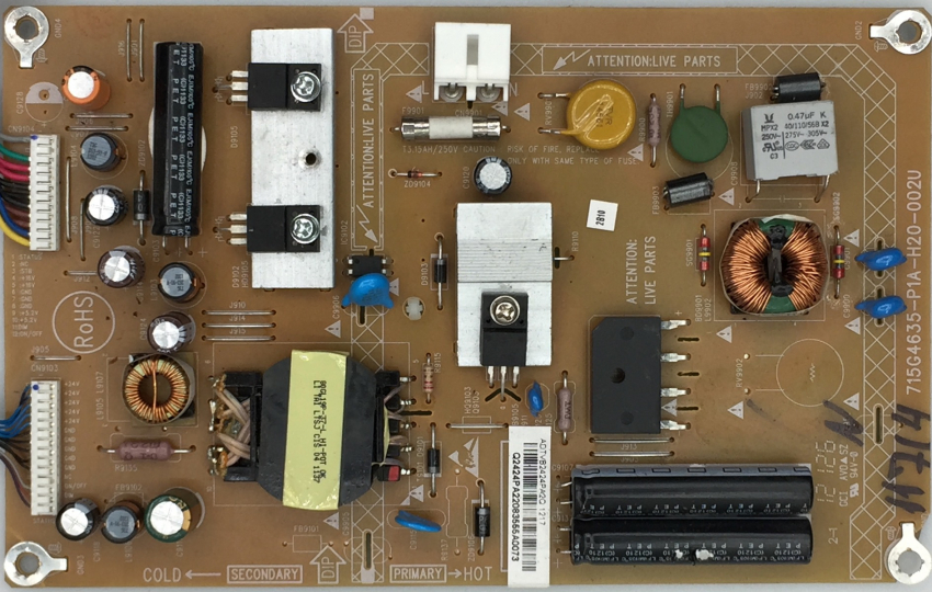 715G4635-P1A-H20-002U ADTVB2424PA2Q 1217 NETZTEIL