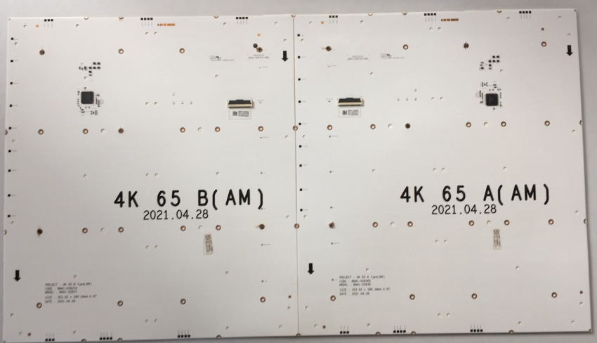 SET8 4 x BN41-02836A 4K 65 A type 4x BN41-02837A 4K 65 B type LED Backlight GQ55QN93AAT