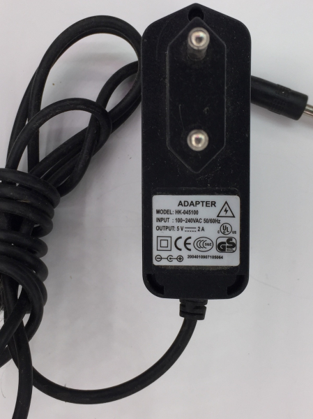 HK-045100 Original Netzteil Output: 5V-2A