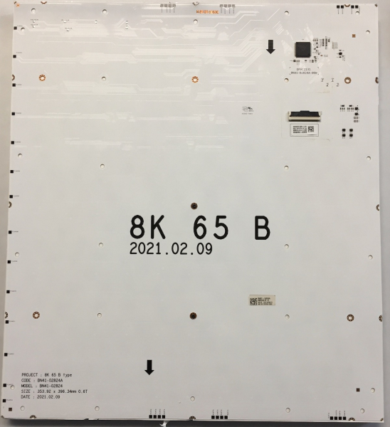 SET8 4x BN41-02823A 8K 65 A type 4 x BN41-02824A 8K 65 B type LED Backlight