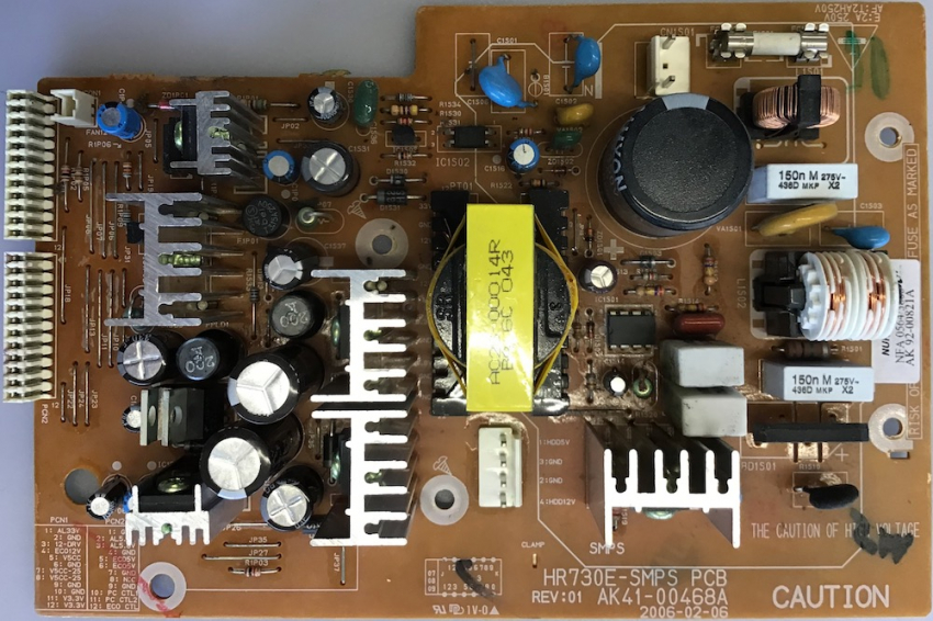 HR730E-SMPS PCB REV:0.1 AK41-00468A Netzteil