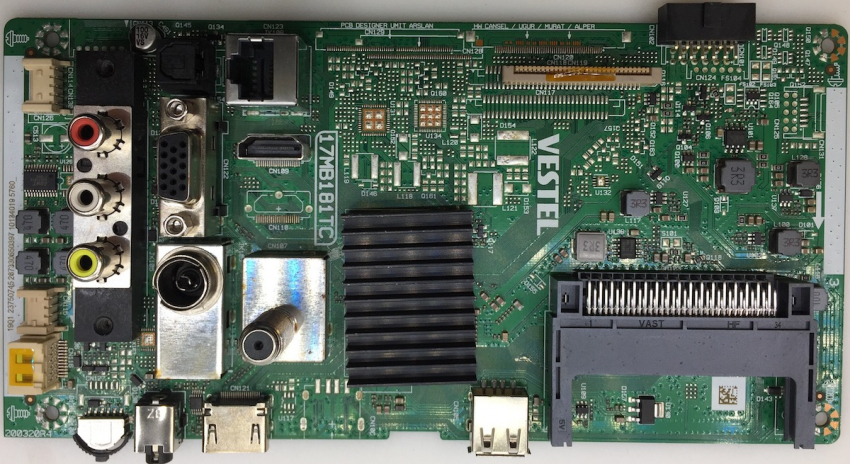 TX-39JSW354 17MB181TC 23750745 Mainboard