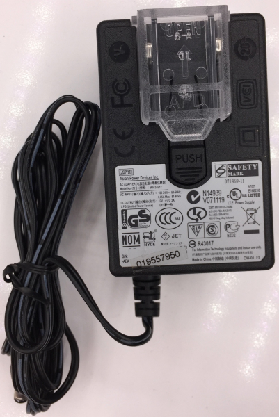WA-24E12 OUTPUT:12V 2A ADAPTER