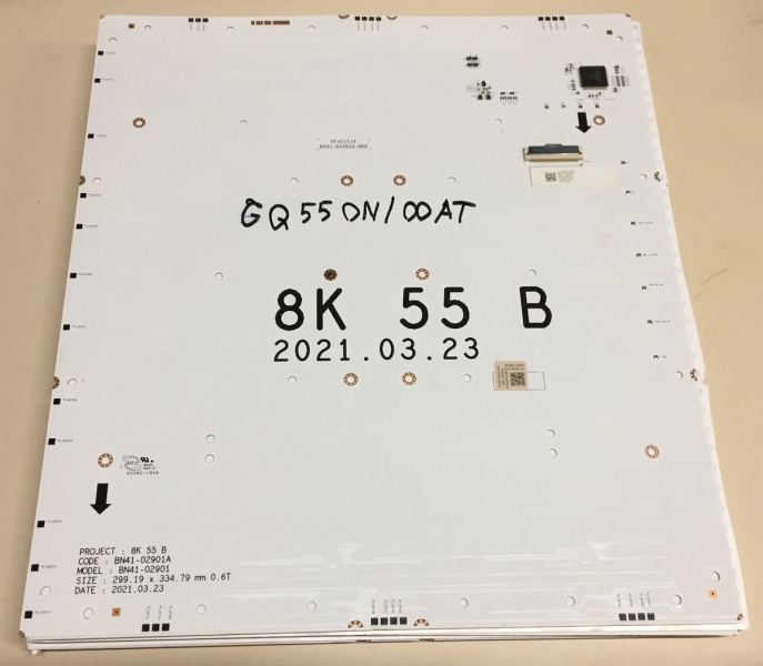 GQ55ON/00AT SET8 4x 8K 55 A BN41-02900A und 4x 8K 55 B BN41-02901A LED Backlight