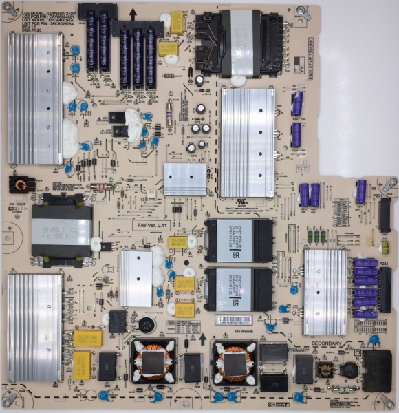 OLED55G19LA LGP55G1-21OP EAY65894501 EPCA40CB1A REV1.0 Netzteil