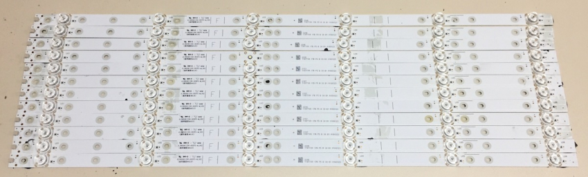 H65A6100 HSSO-656100795EU SET12 12 x JL.D65061330-003FS-M_V02 F LED Backlight z.B für H65A6100 HSSO-656100795EU