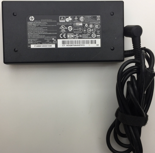AC Adapter Model HSTNN-CA25 INPUT:100-240V 1.7A 50-60Hz OUTPUT: 19.5A 120W
