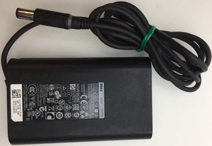 ADAPTADOR  MODEL/LA65NM130 INPUTEN:100-240V 1.7A 50-60Hz OUTPUT:19.5V 3.34A