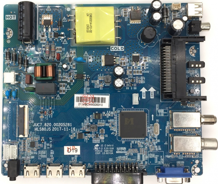 L40DST JUC7.820.00205281 HLS80JS 2017-11-16 Mainboard