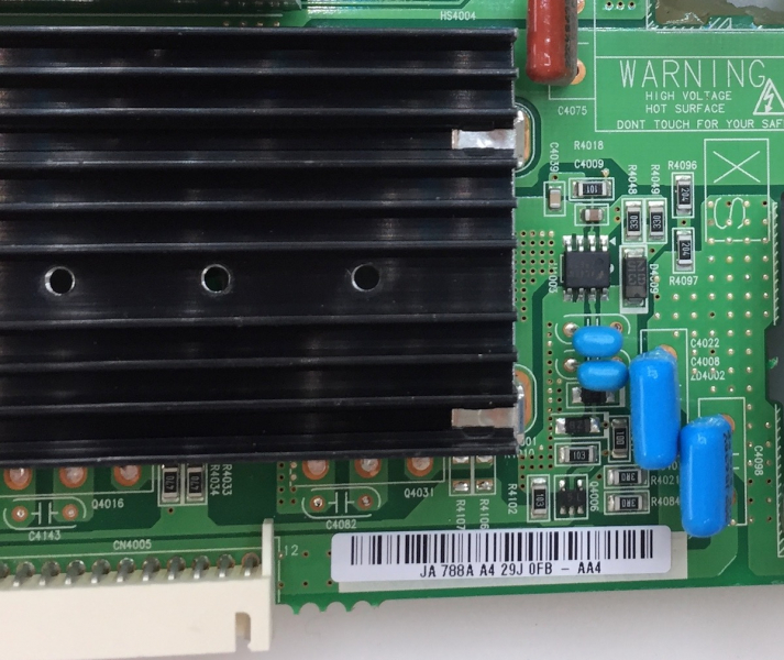 PS64D8090 SAMSUNG X-Sus Board LJ41-09452A LJ92-01779A JA788A A4 AA4
