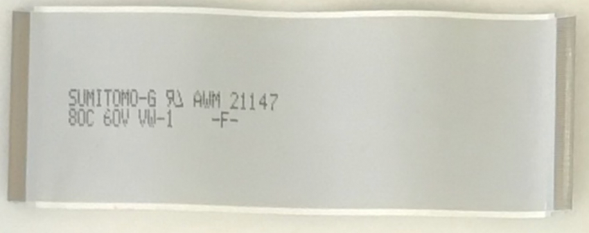 21147 80C 60V VW-1 -F- Flachkabel für LC-60LE652E