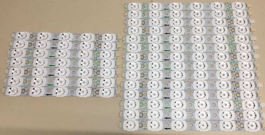 42PFL5605H 40PFL5605H 40PFL5705H SET21 14x A666WJ-9X 7x A665WJ-9X LED Backlight