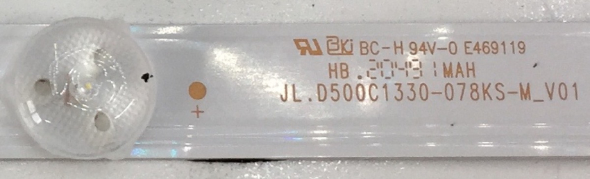 TX-504XW584 D50V800M4CWH  Set3   2xJL.D500C1330-078KS-M_V01  und      1xJL.D500C1330-078LS-M_V01    LED Backlight