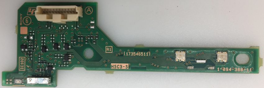 KD-55XG8505C KD-65XG8505C KD-49X8307C KD-55X8507C 1-894-388-11 173546511 Button
